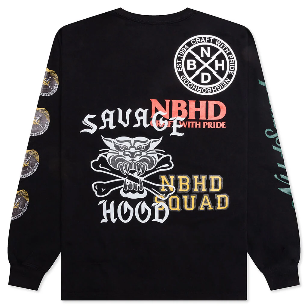 NH Tee LS-17 - Black - Image 2