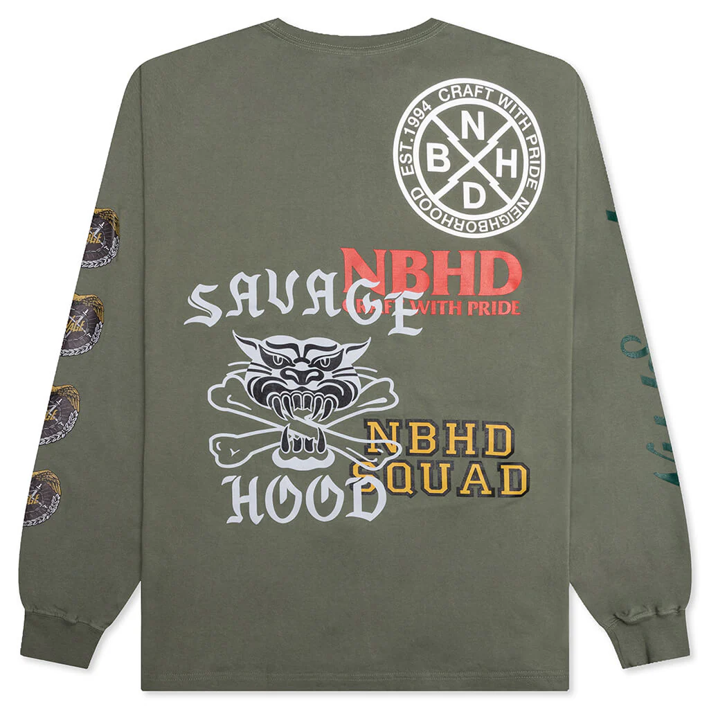 NH TEE LS-17 - Olive Drab - Image 2