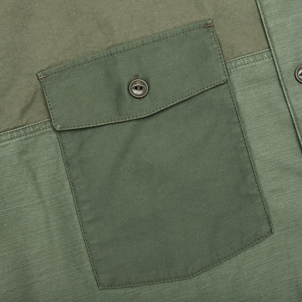RM Utility Shirt LS - Olive Drab - Image 4