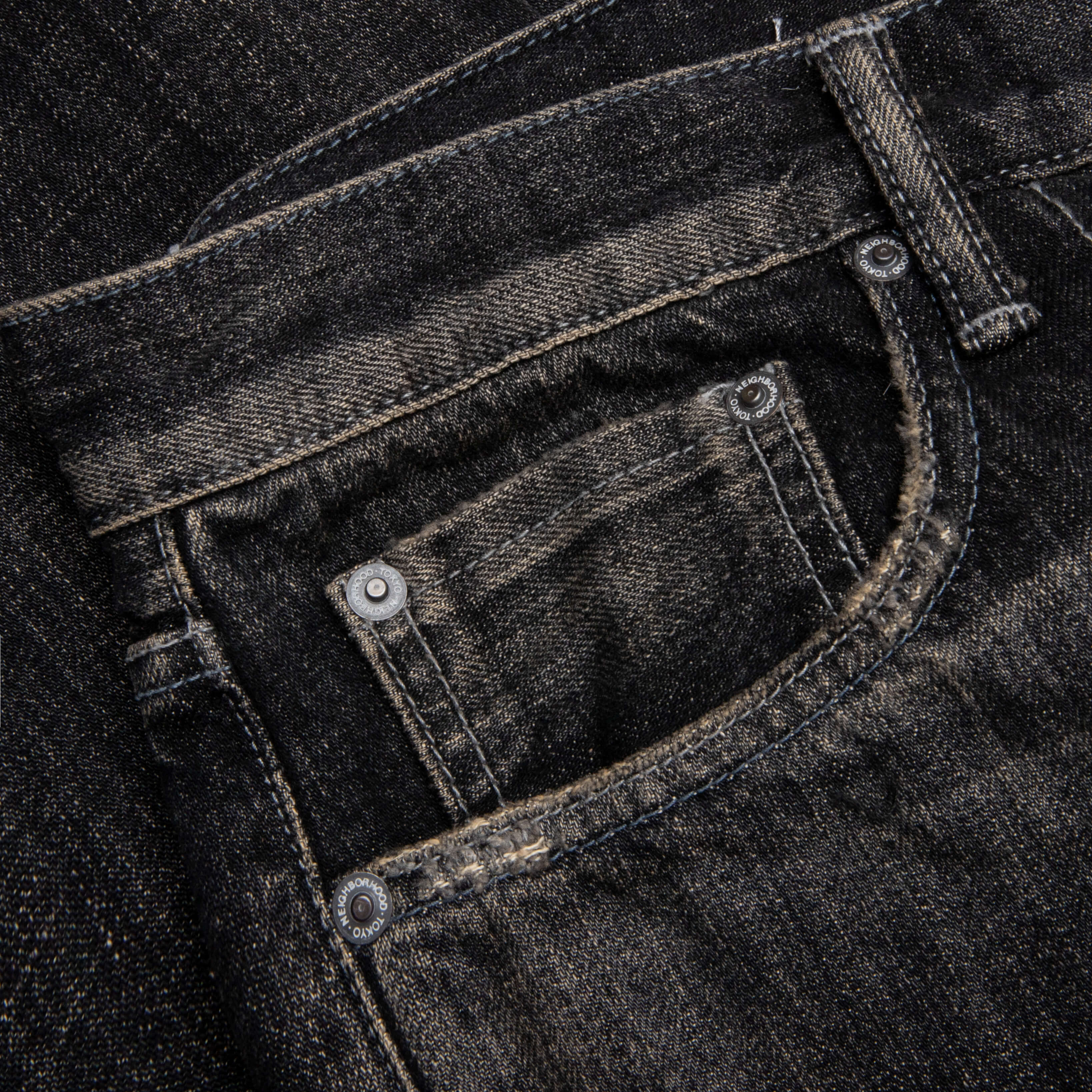 Savage Denim DP Basic Pants - Black - Image 3