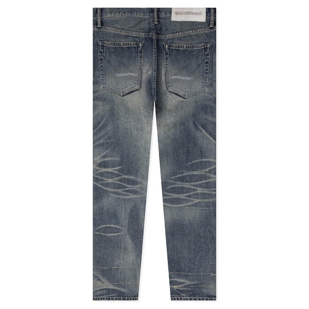 Savage Denim Dp Mid Pants - Indigo - Image 2