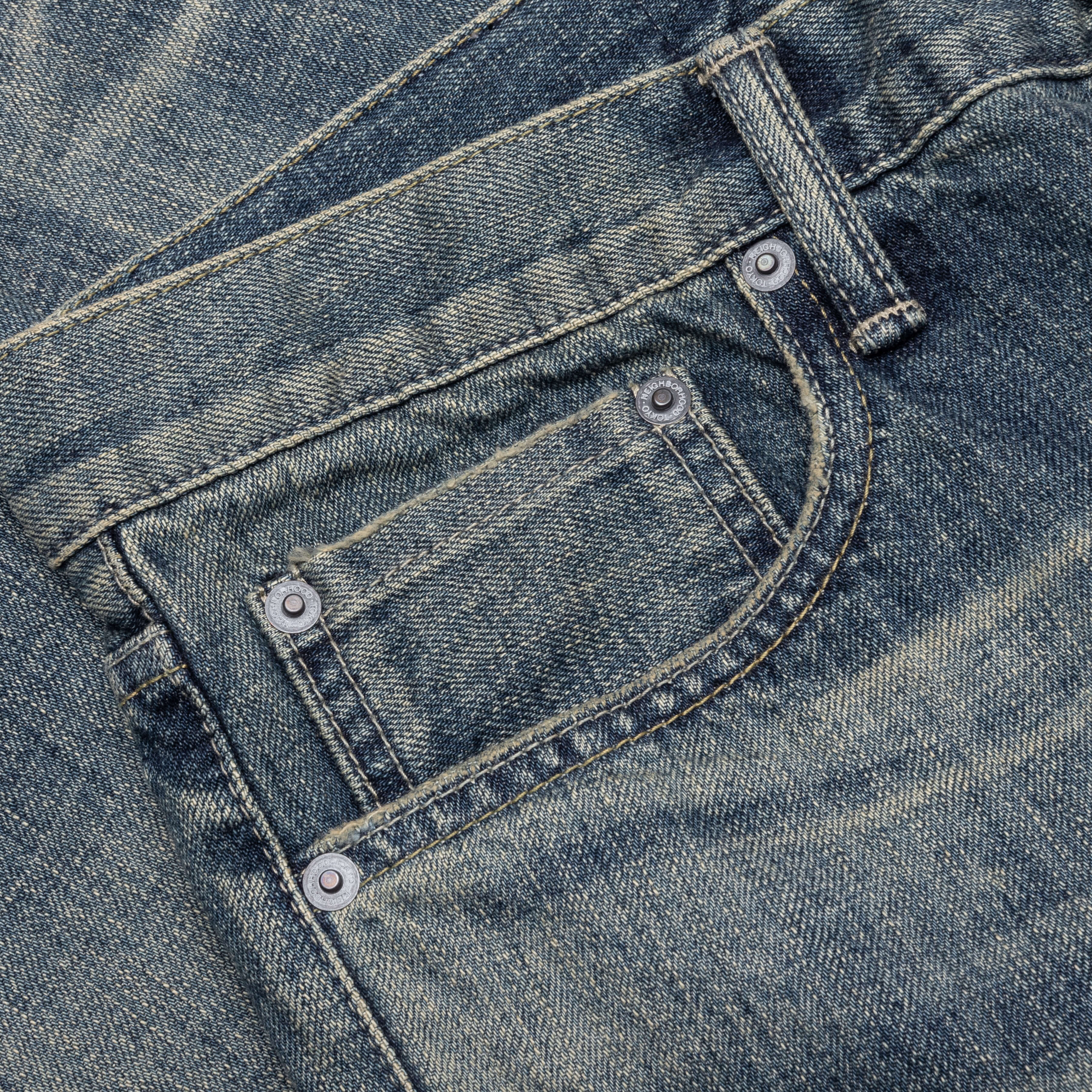 Savage Denim Dp Mid Pants - Indigo - Image 3
