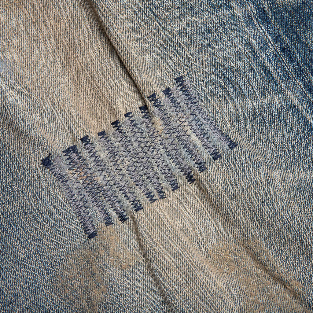 Savage Denim DP Wide Pants - Indigo - Image 4