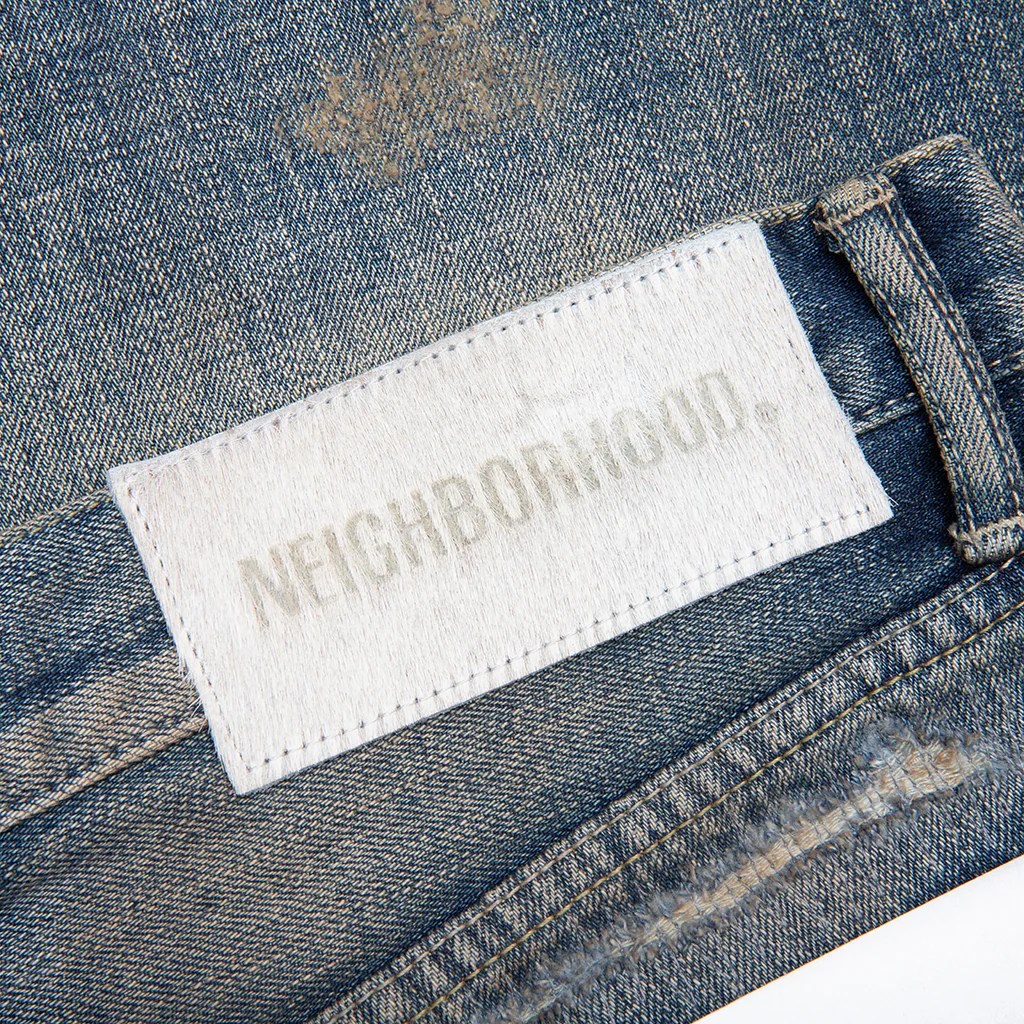Savage Denim DP Wide Pants - Indigo - Image 5
