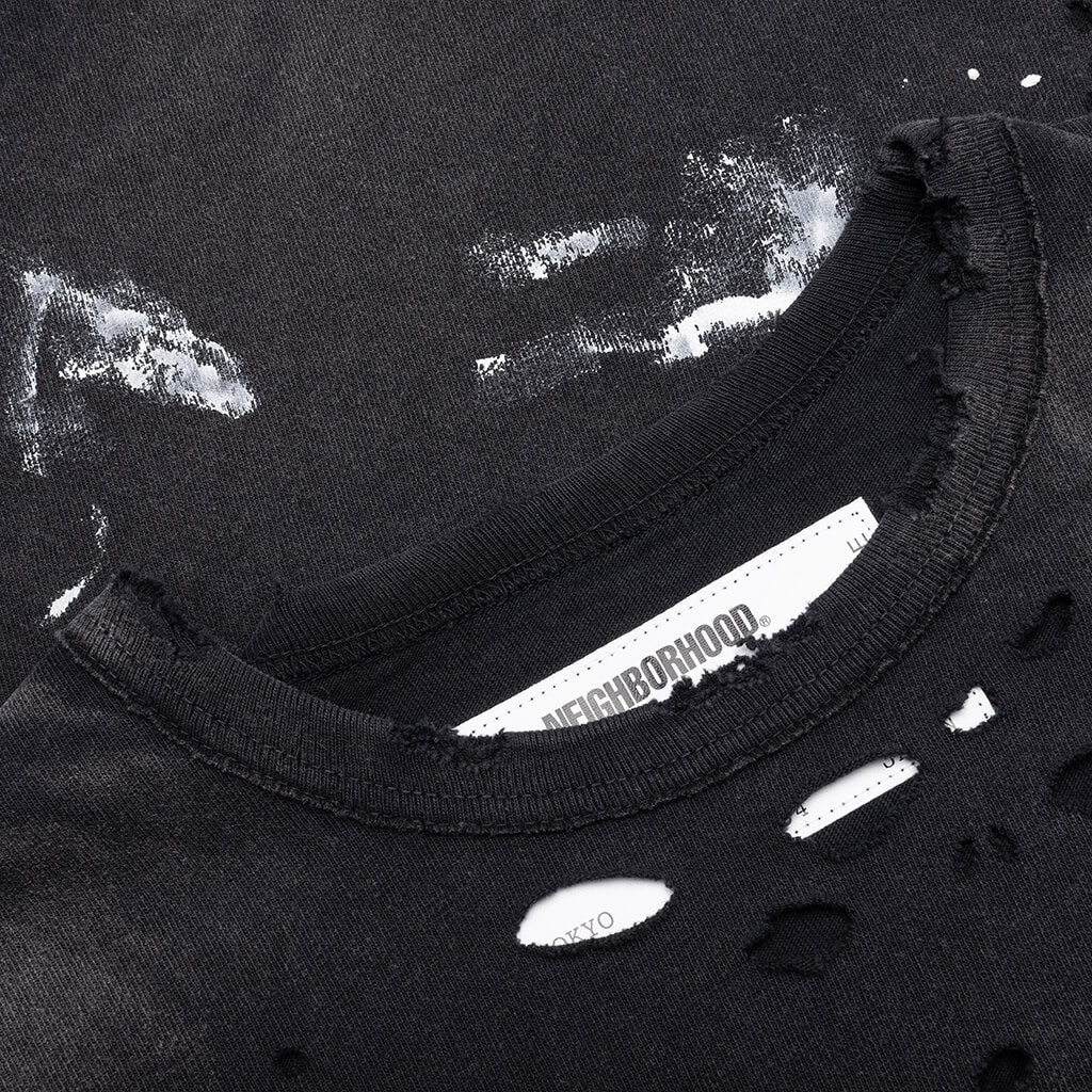 Savage S/S Pocket Crewneck - Black - Image 4