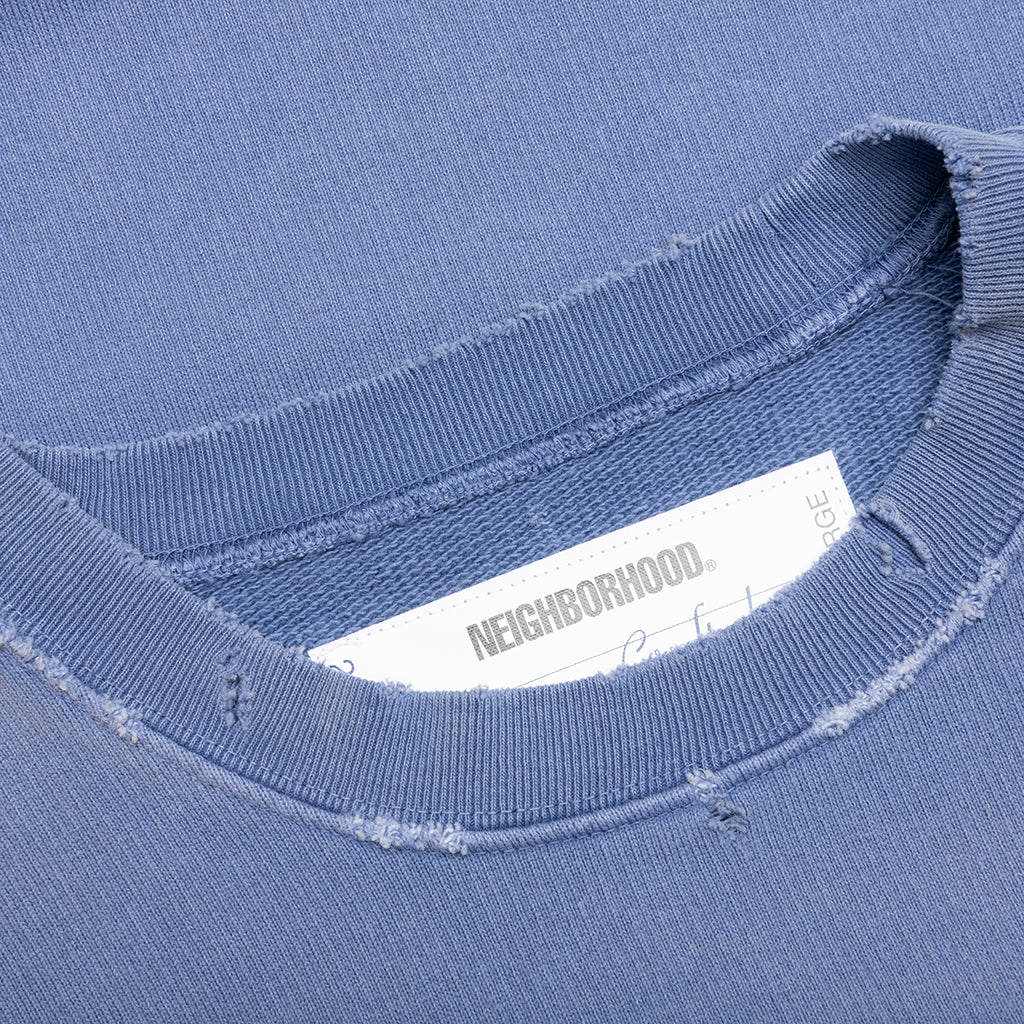 Savage Sweat L/S Shirt - Blue - Image 5