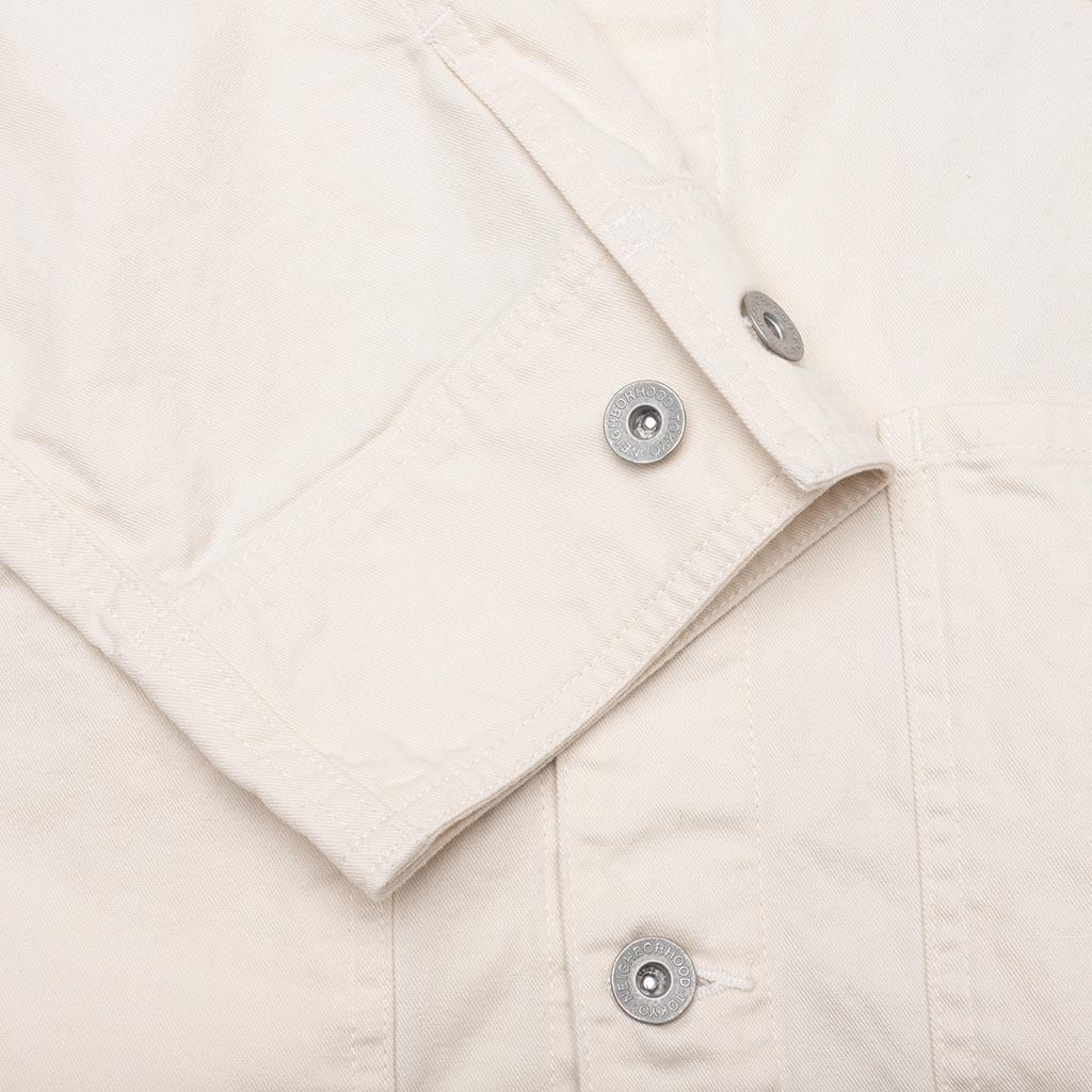 Short Coverall Jacket - White - Image 5