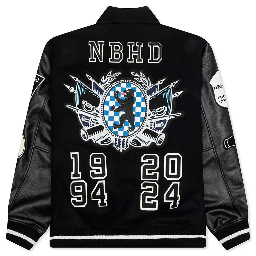Stadium Jacket - Black/White - Image 2