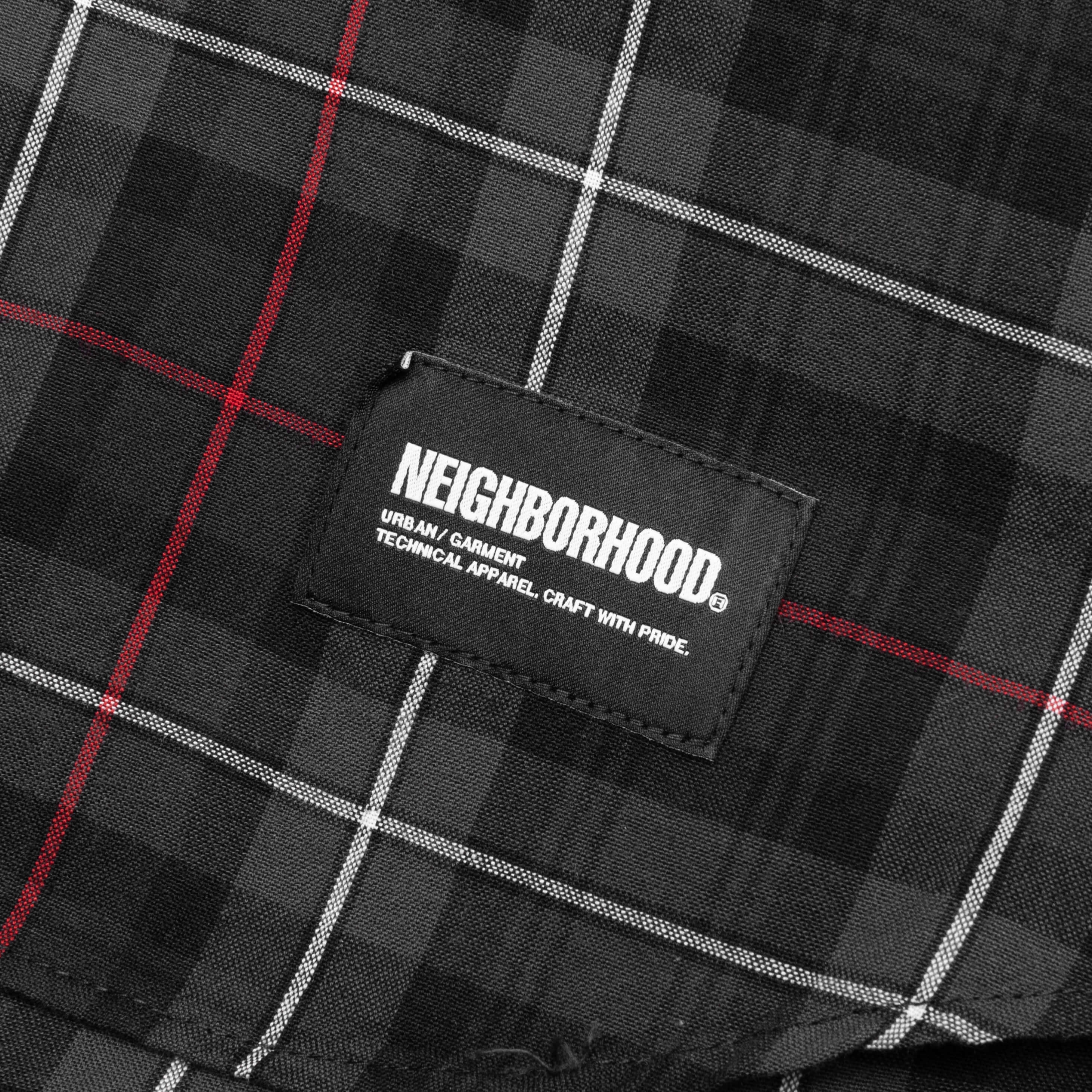 Tartan Check L/S Shirt - Black - Image 4