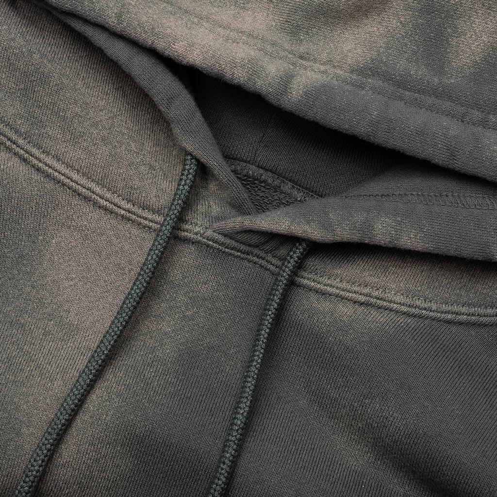 Tie Dye Sweat L/S Parka - Olive Drab - Image 3