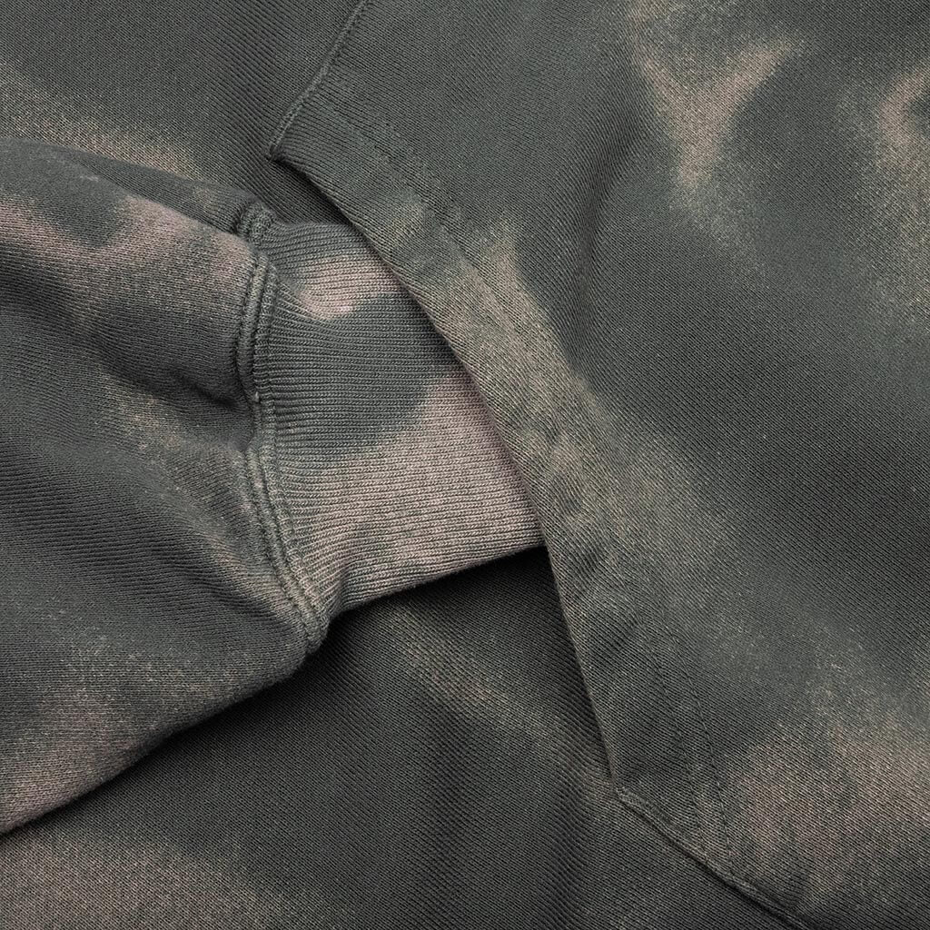 Tie Dye Sweat L/S Parka - Olive Drab - Image 6