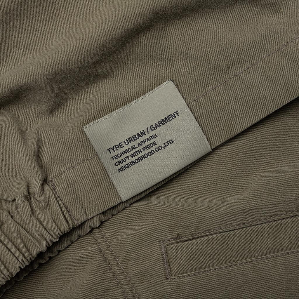 Washed Zip Work Jacket - Olive Drab - Image 4