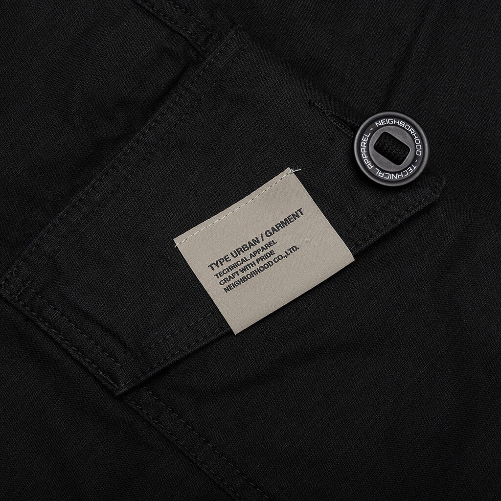 Wide Cargo Shorts Pants - Black - Image 4