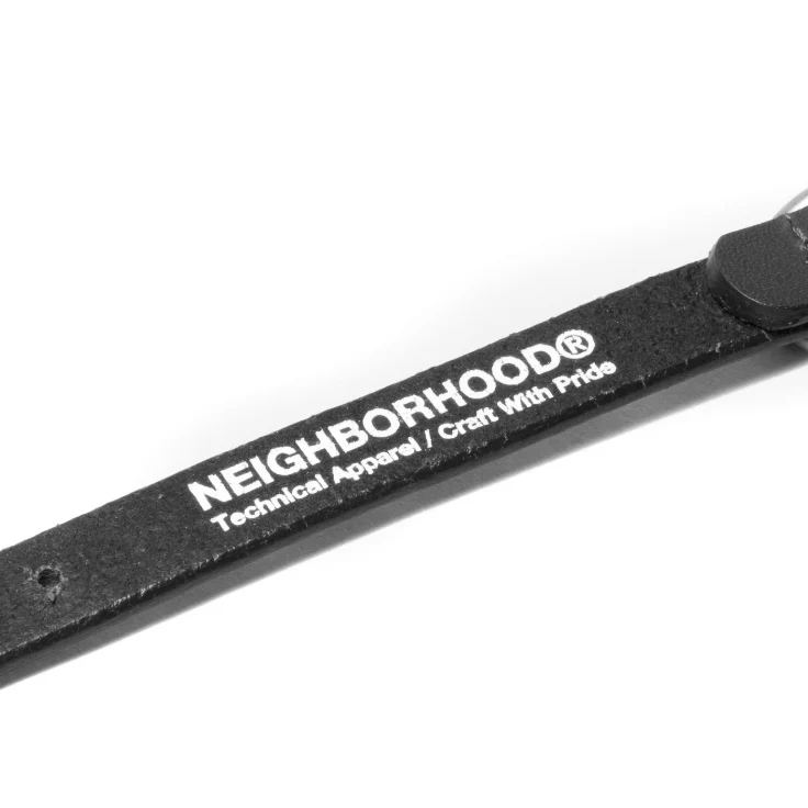 Wide Leather Dog Collar - Black - Image 3