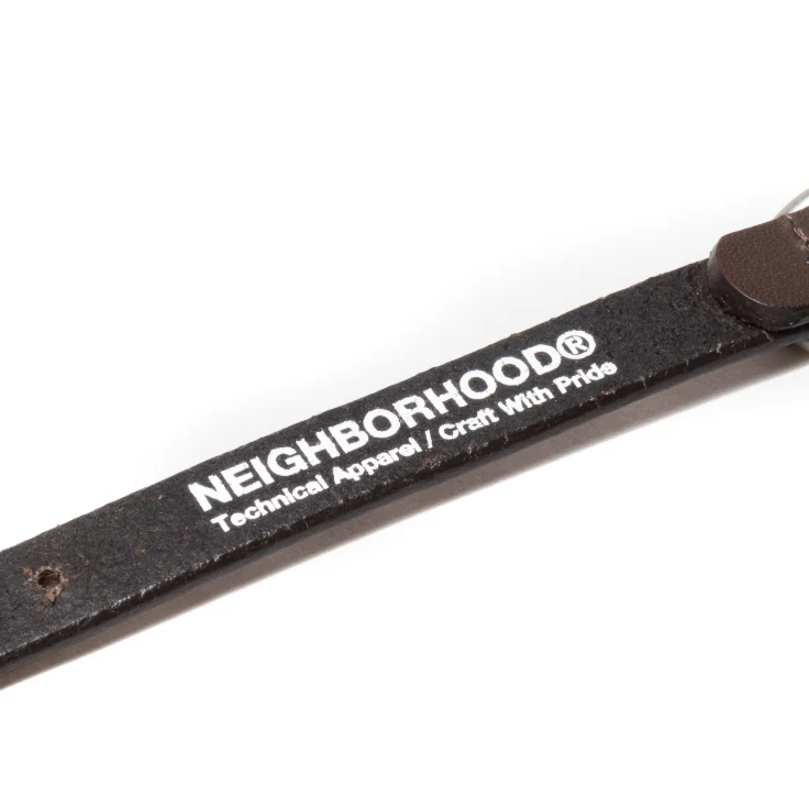 Wide Leather Dog Collar - Brown - Image 3