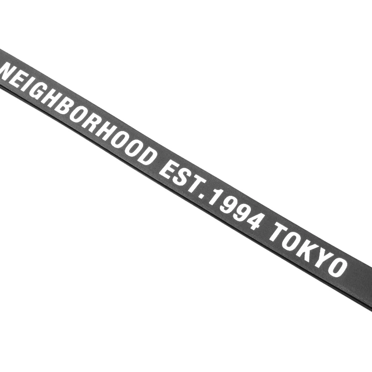 Wide Leather Dog Leash - Black - Image 2