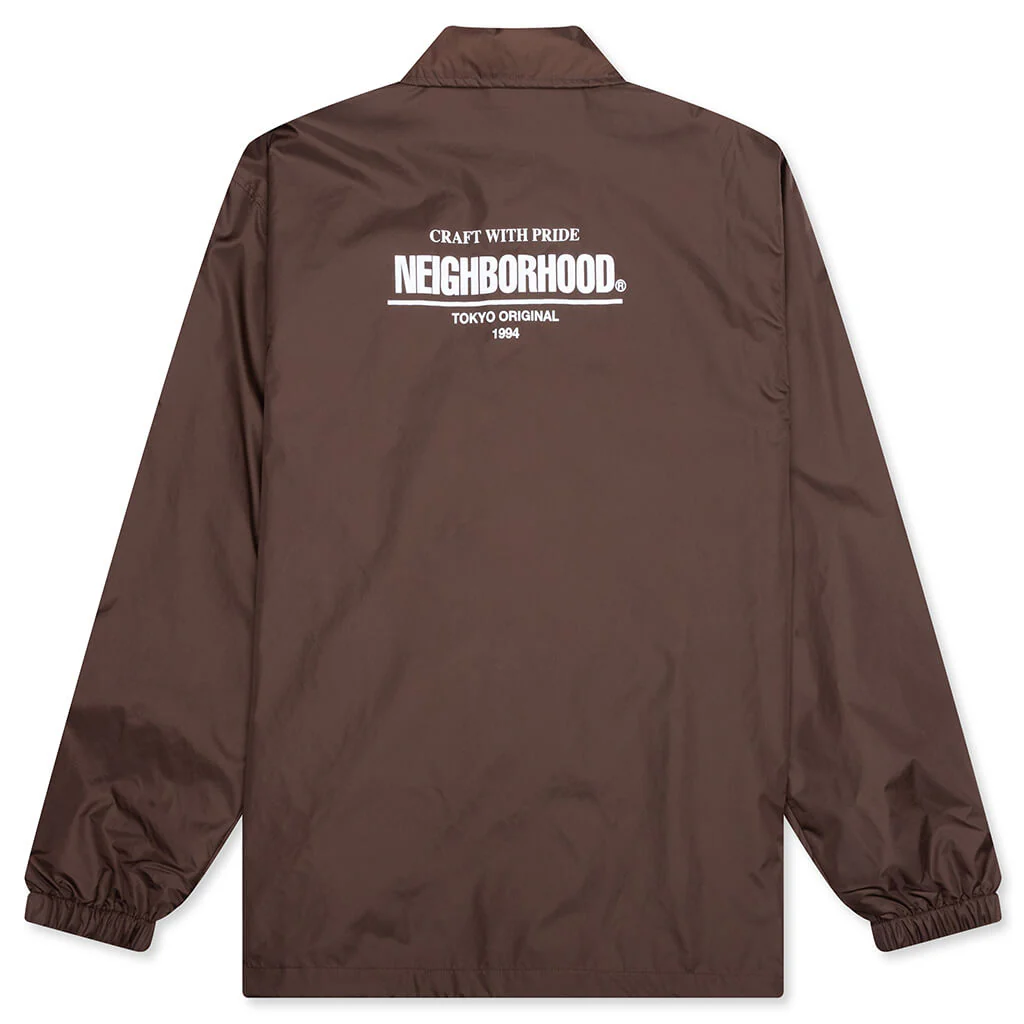 Windbreaker Jacket 1 - Brown - Image 2