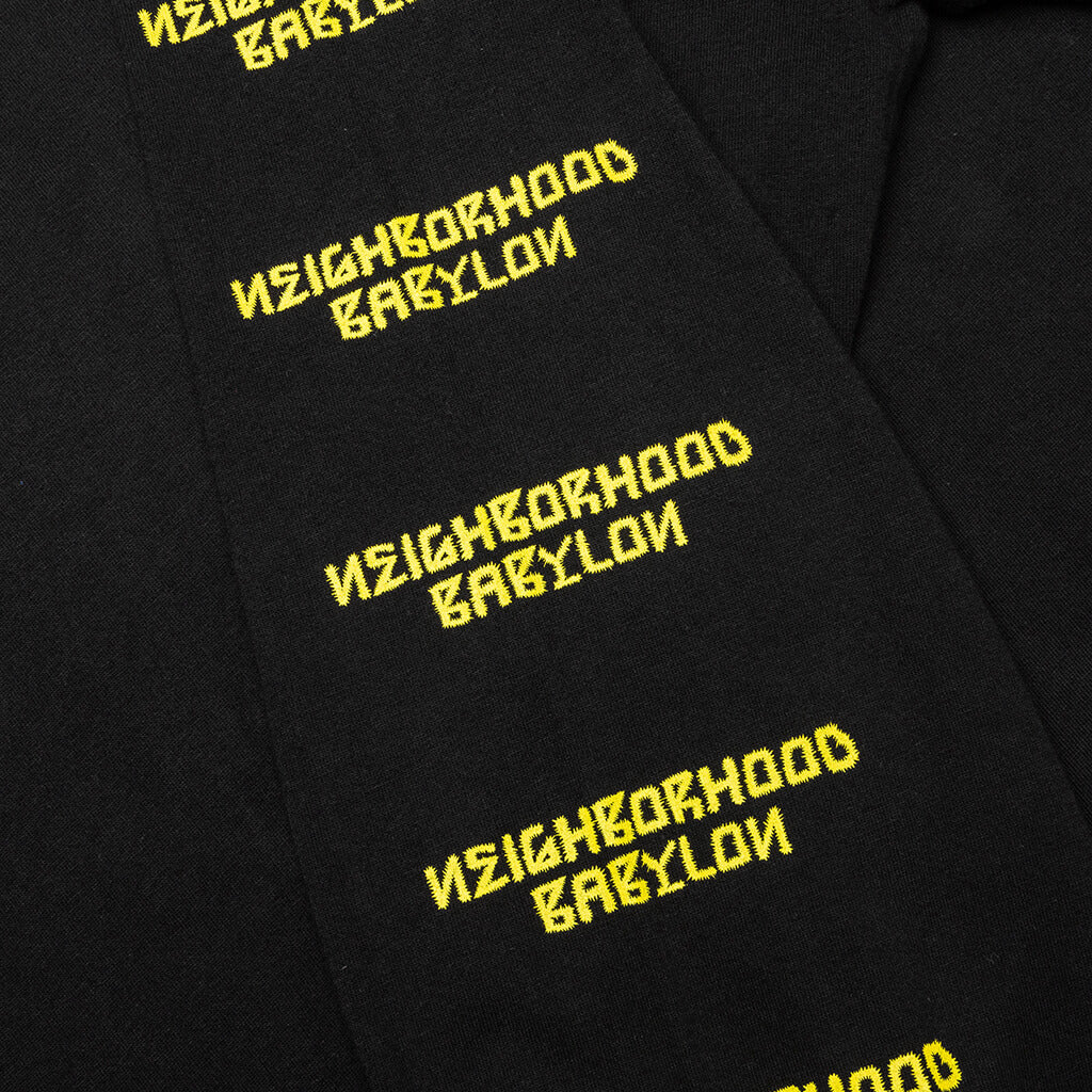 Neighborhood x Babylon Tee LS-2 - Black - Image 5
