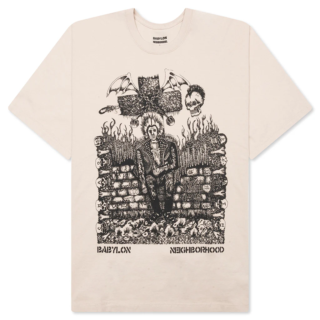 Neighborhood x Babylon Tee SS-1 - Beige