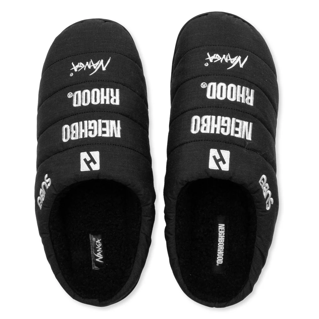Neighborhood x Nanga x Subu Takibi Sandals - Black - Image 2