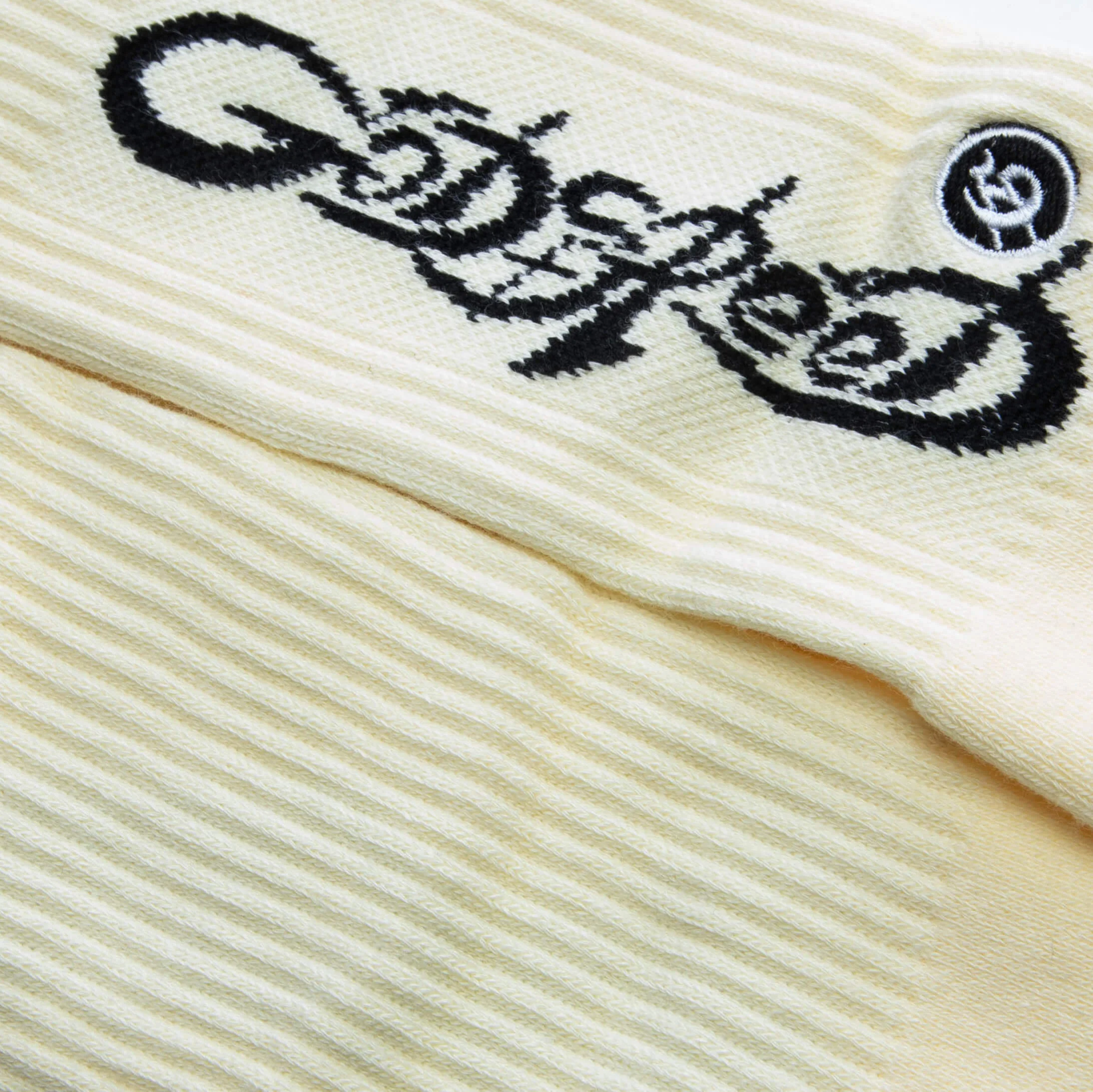New Age Logo Sock - Cream/Black - Image 2