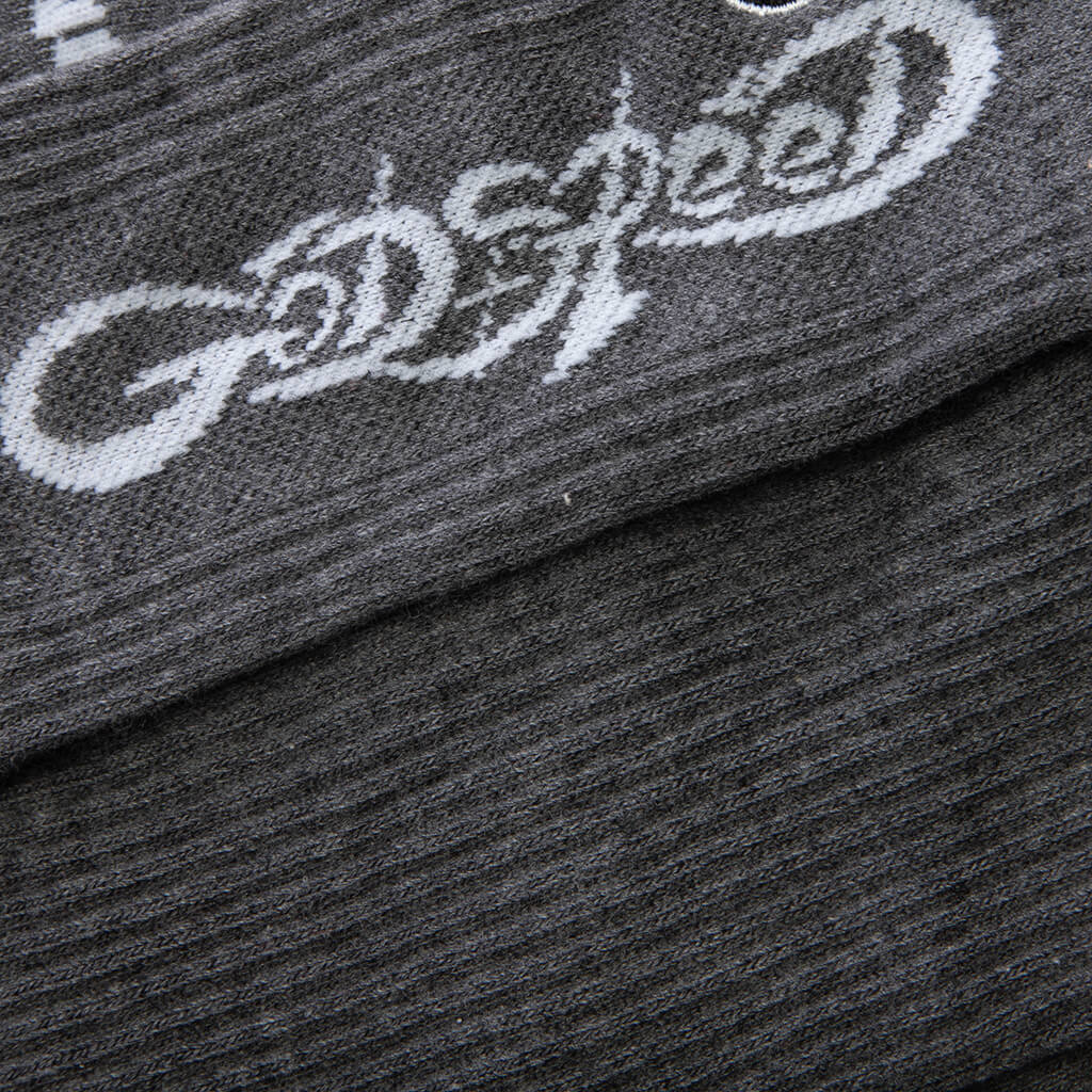 New Age Logo Sock - Grey/White - Image 2