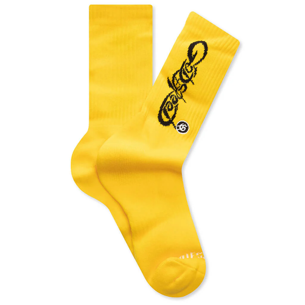 New Age Logo Sock - Yellow/Black