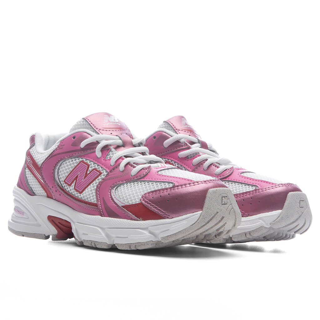530 Lace (GS) - Pink Satin/Shadow Red - Image 2