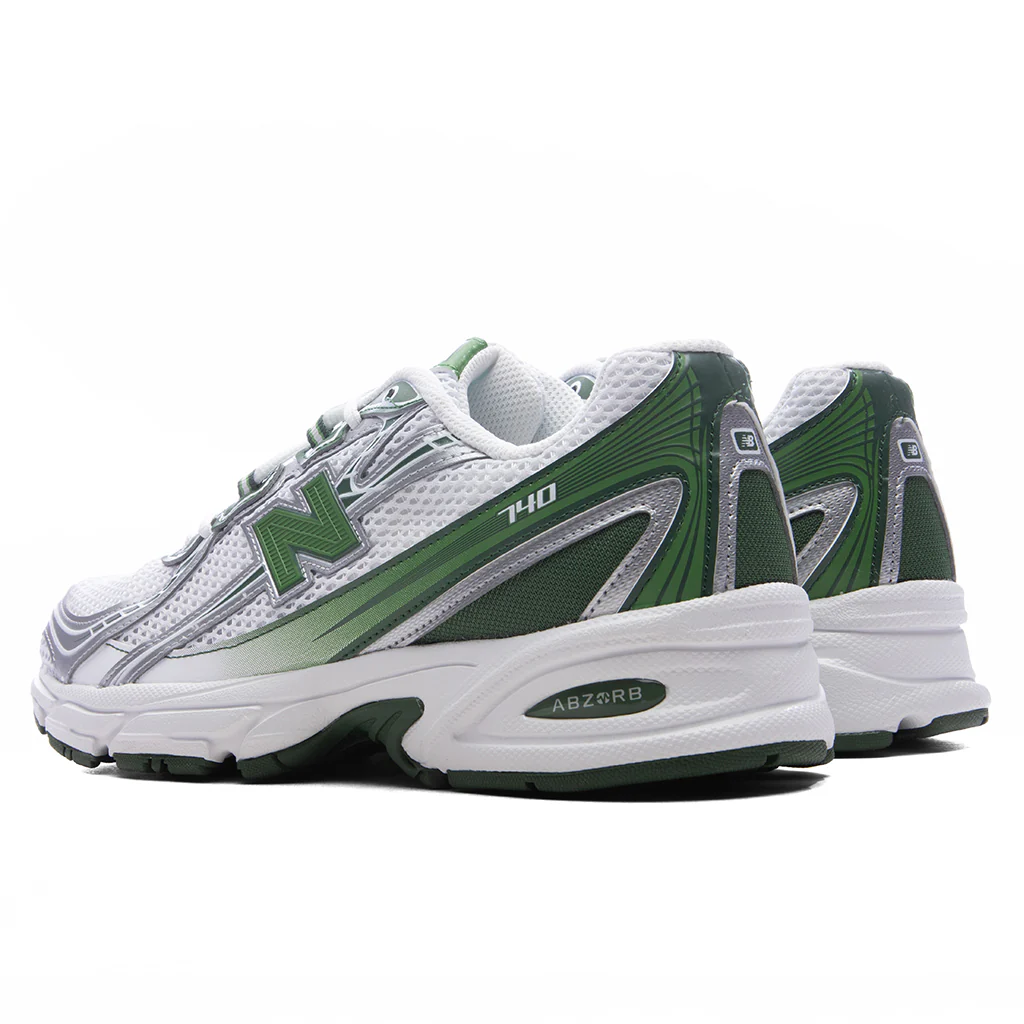 740 - White/Alpine Green/Silver Metallic - Image 3