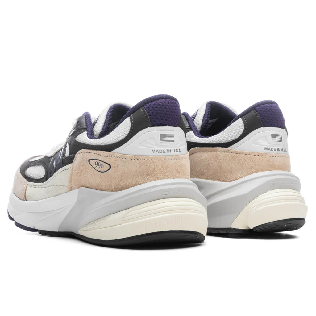 Made in USA 990v6 - White/Black Plum/Phantom - Image 3