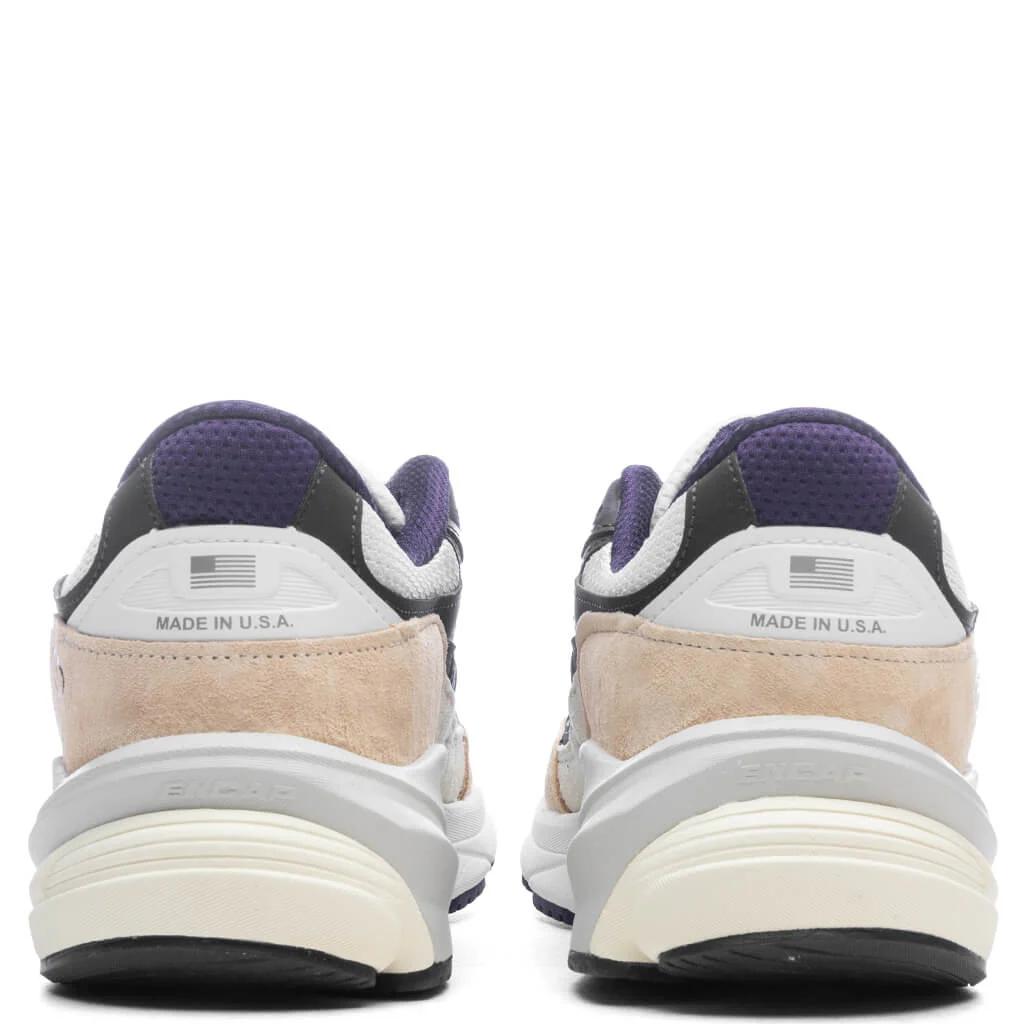Made in USA 990v6 - White/Black Plum/Phantom - Image 4