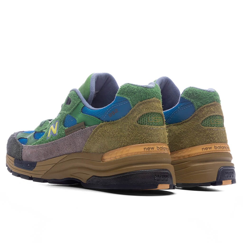New Balance x Salehe Bembury 992 'Calm Be the Crater' - Green - Image 3