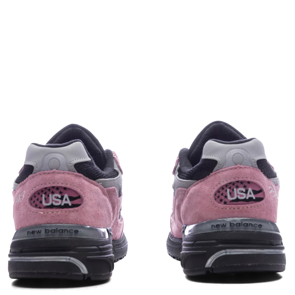 Made in USA 993 - Pink Taffy/Black/Slate Grey - Image 4