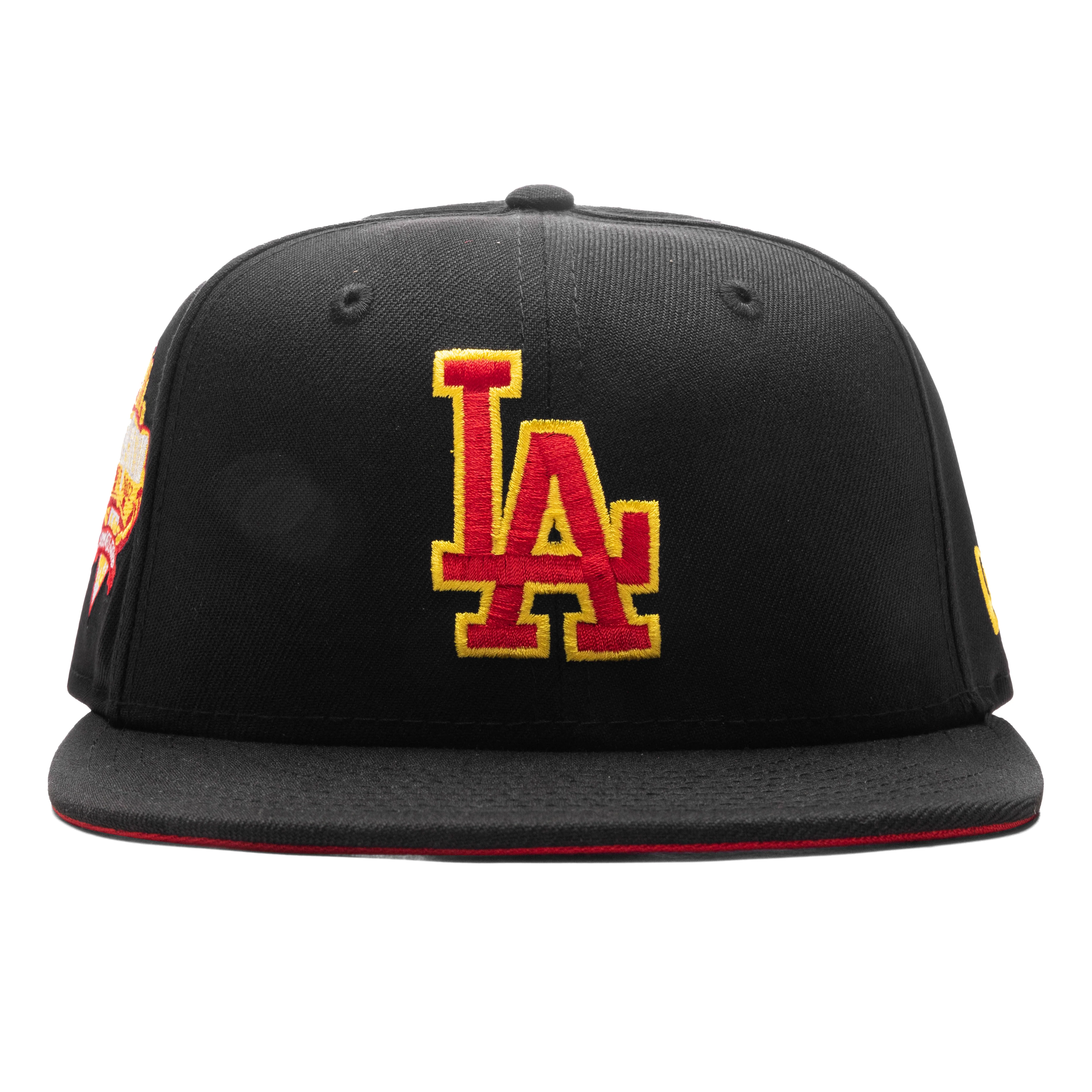 FEATURE x New Era 59FIFTY Fitted LA Dodgers Cooperstown - Black/Red