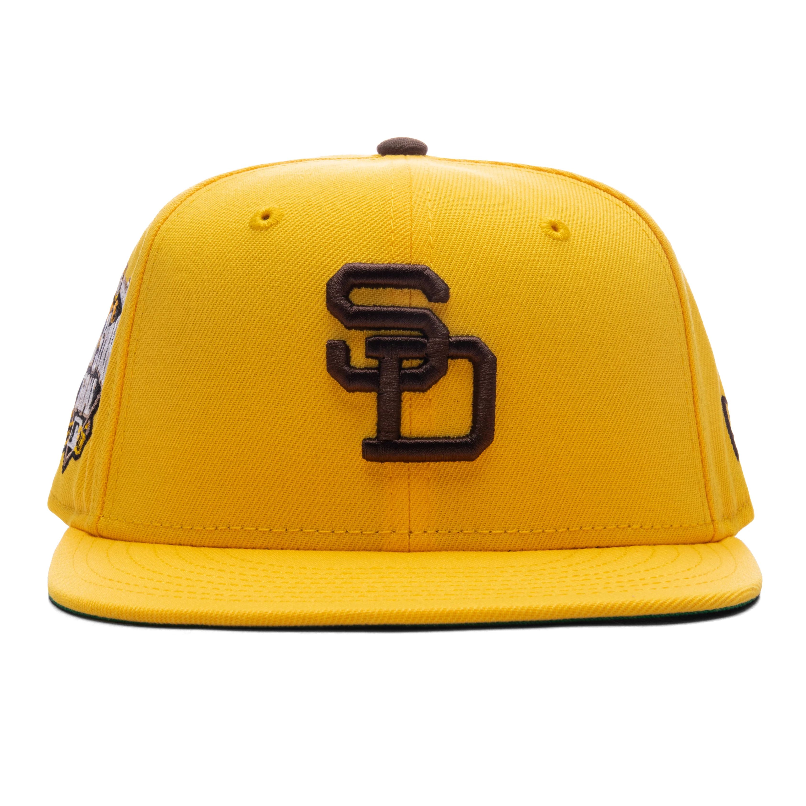 FEATURE x New Era 59FIFTY Fitted SD Padres Cooperstown - Canary Yellow/Twill Green