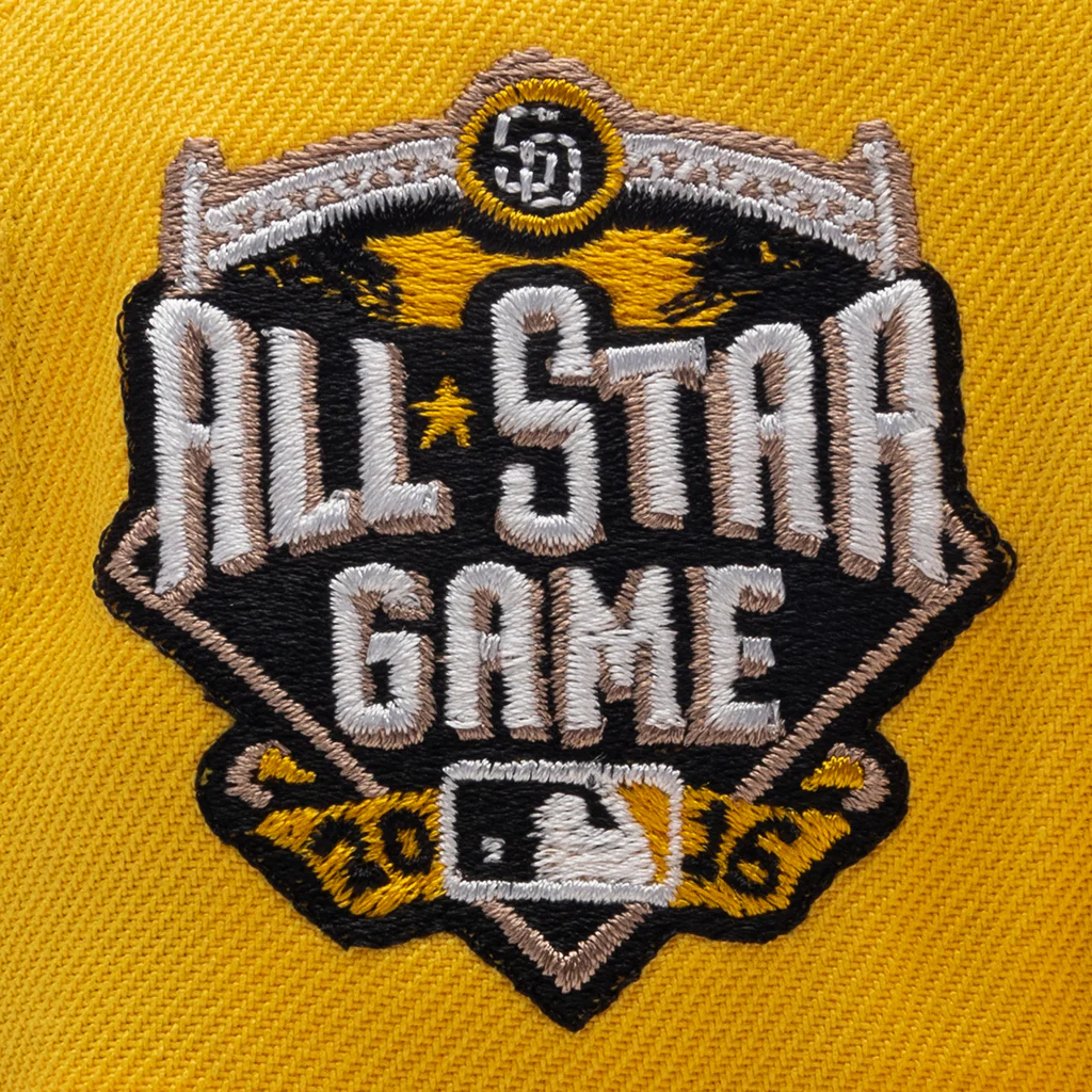FEATURE x New Era 59FIFTY Fitted SD Padres Cooperstown - Canary Yellow/Twill Green - Image 5
