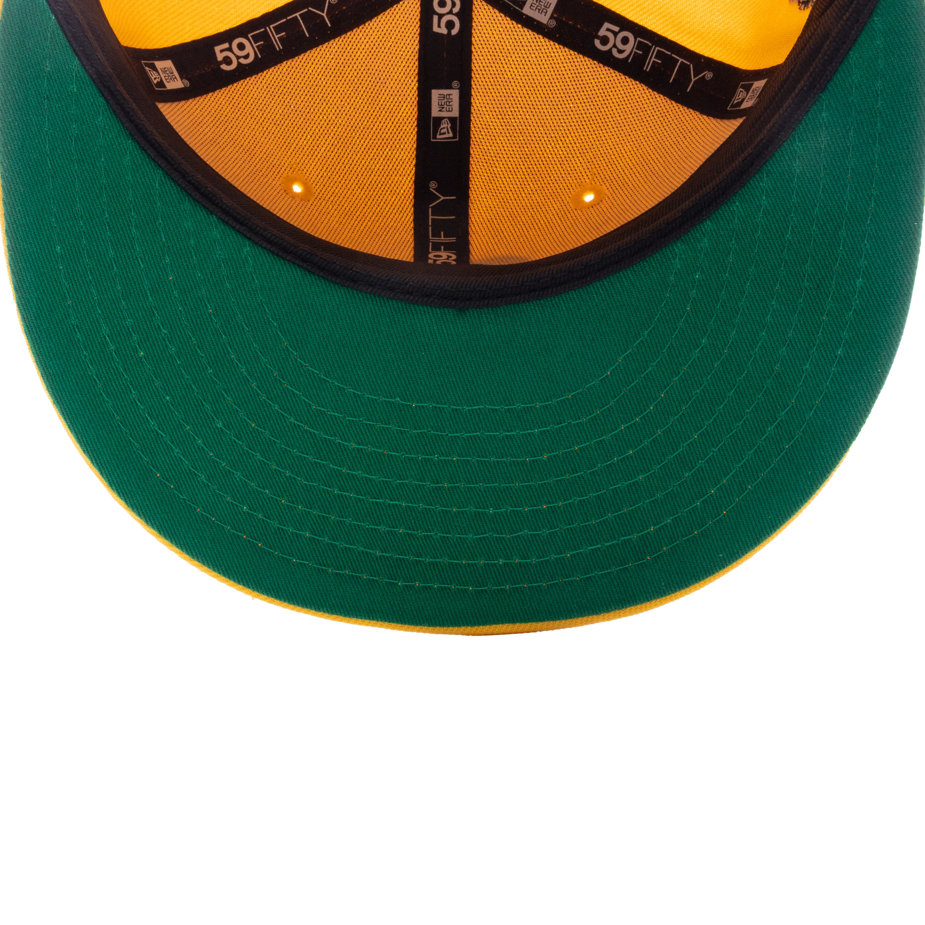 FEATURE x New Era 59FIFTY Fitted SD Padres Cooperstown - Canary Yellow/Twill Green - Image 6