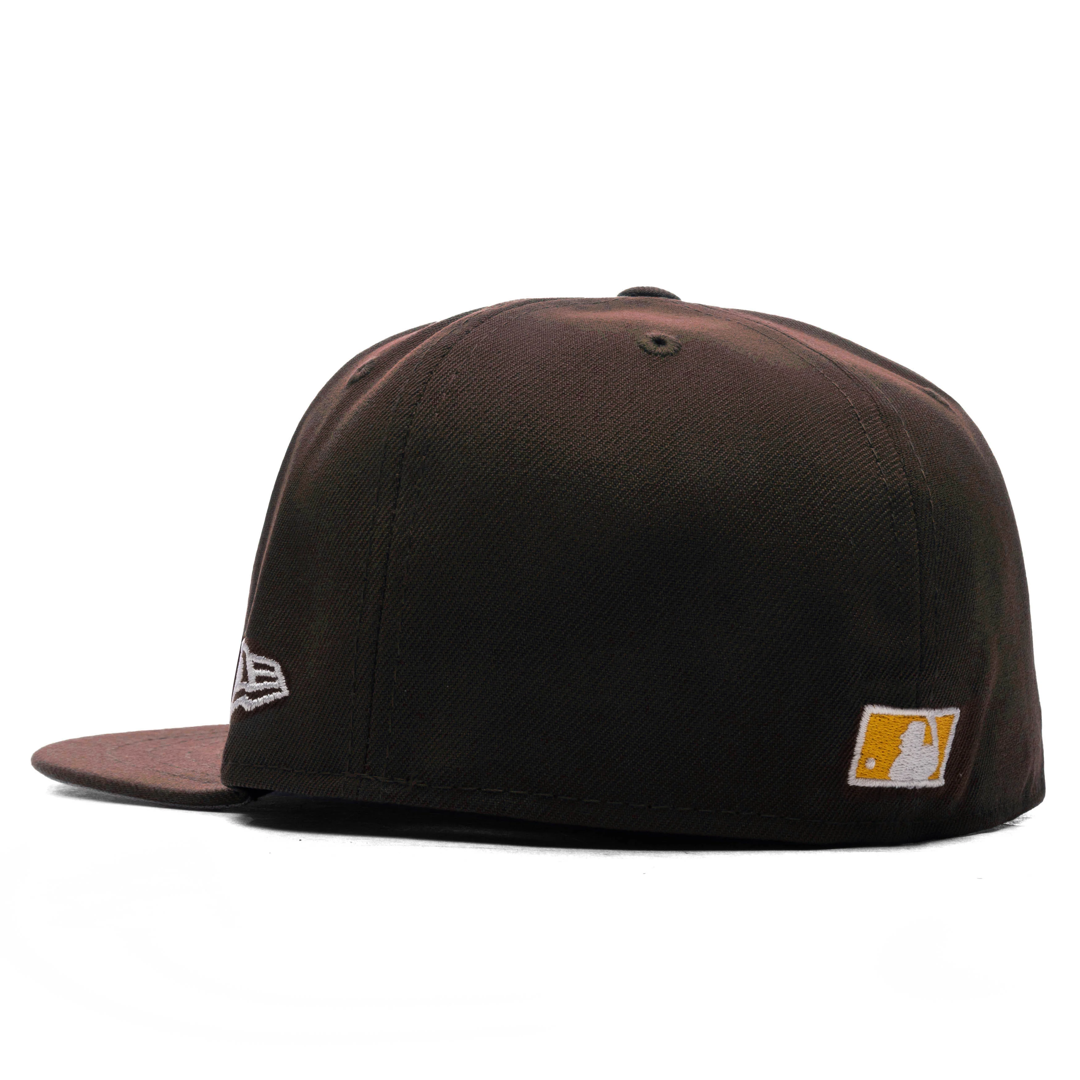 FEATURE x New Era 59FIFTY Fitted SD Padres Cooperstown - Walnut/Black/Cotton Pink - Image 4