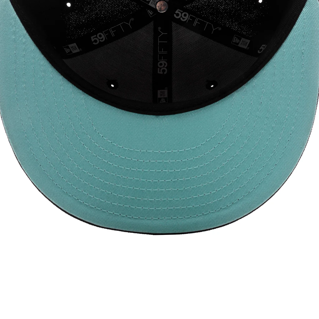 New Era x Born x Raised 59FIFTY LMB Diablos Rojos del México Layered Logo - Black - Image 6