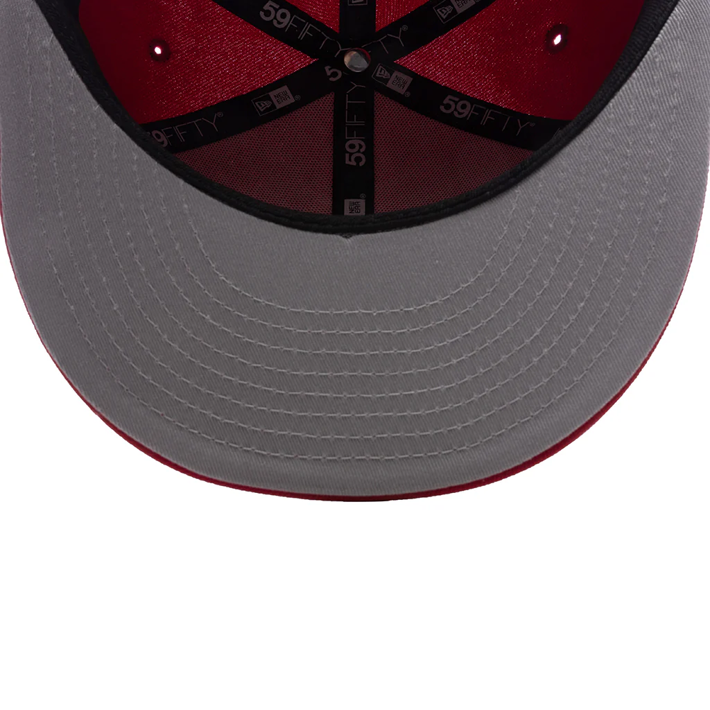 New Era x Born x Raised 59FIFTY LMB Diablos Rojos del México Layered Logo - Scarlet - Image 6