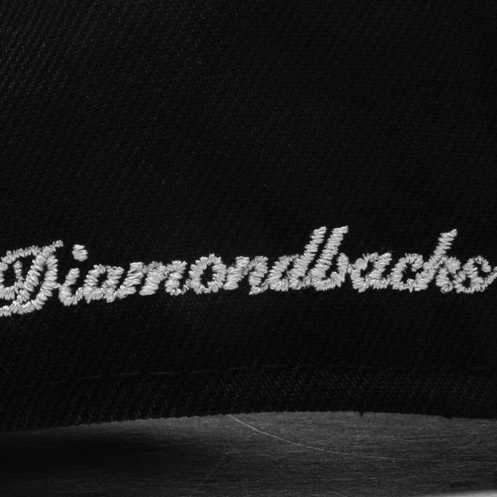 AZ Diamondbacks Upside Down Logo 9Fifty A-Frame Snapback - Black - Image 6