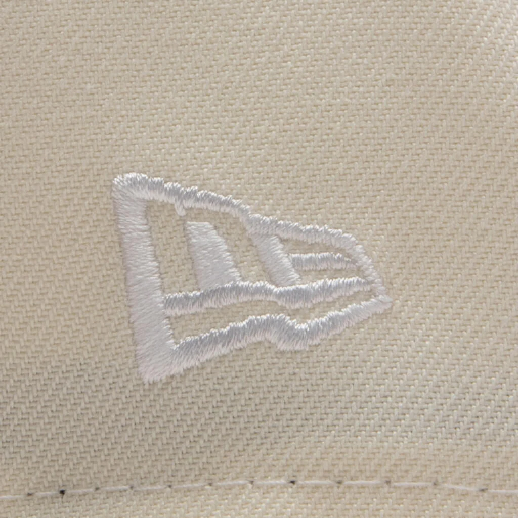 AZ Diamondbacks Upside Down Logo 9Fifty A-Frame Snapback - Chrome/Black - Image 4
