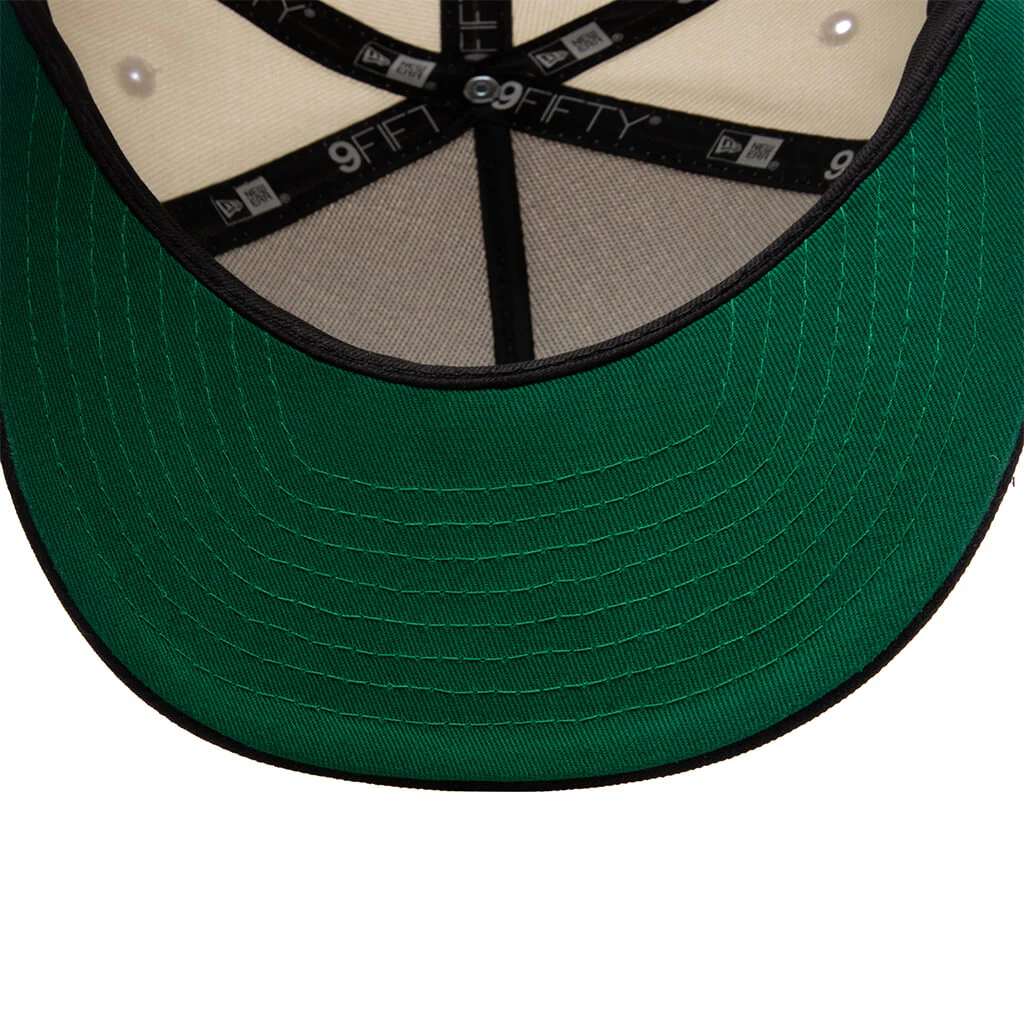 AZ Diamondbacks Upside Down Logo 9Fifty A-Frame Snapback - Chrome/Black - Image 7