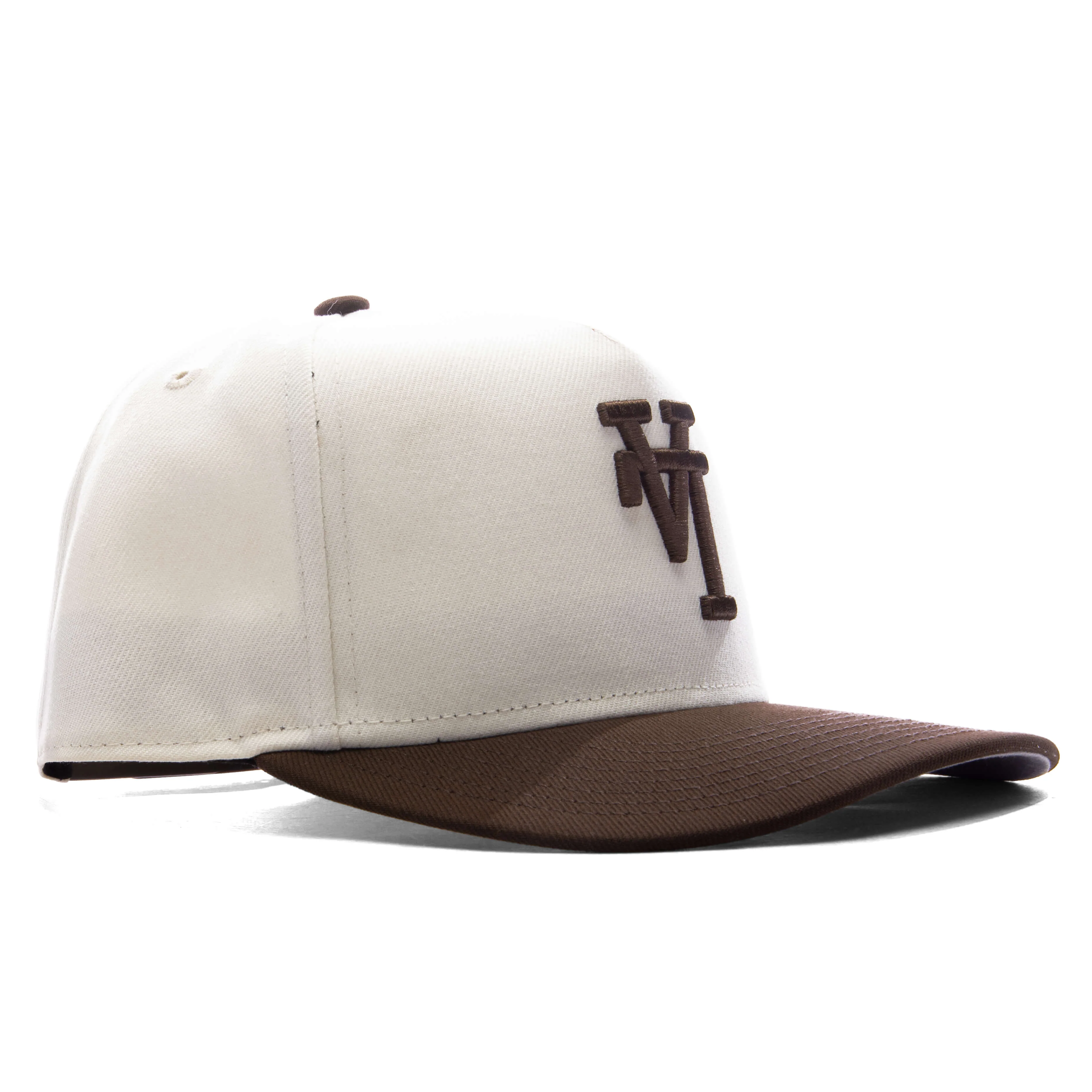 9FIFTY A-Frame Snapback Upside Down Los Angeles Dodgers - Chrome/Walnut - Image 3