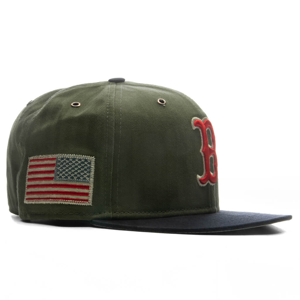 American Herringbone 59FIFTY Pre-Curved - Boston Red Sox - Image 3