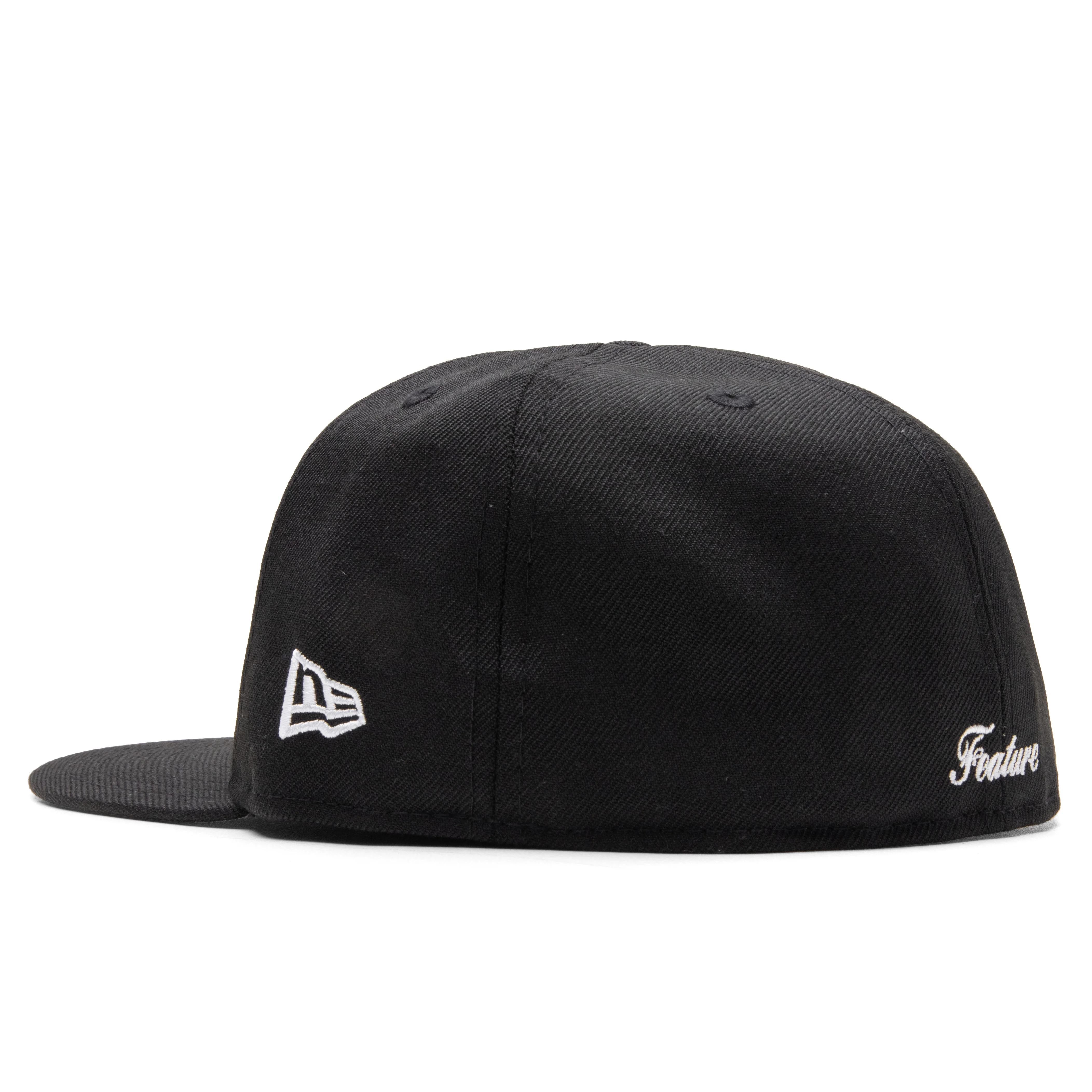 Feature x New Era 59FIFTY Fitted Old English F Vegas - Black/White - Image 4