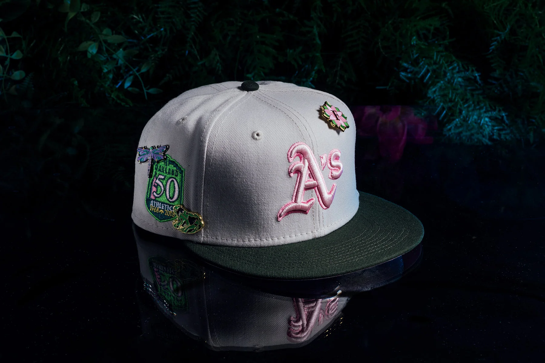 Feature x New Era Lotus 59FIFTY Fitted - Oakland Athletics - Image 9