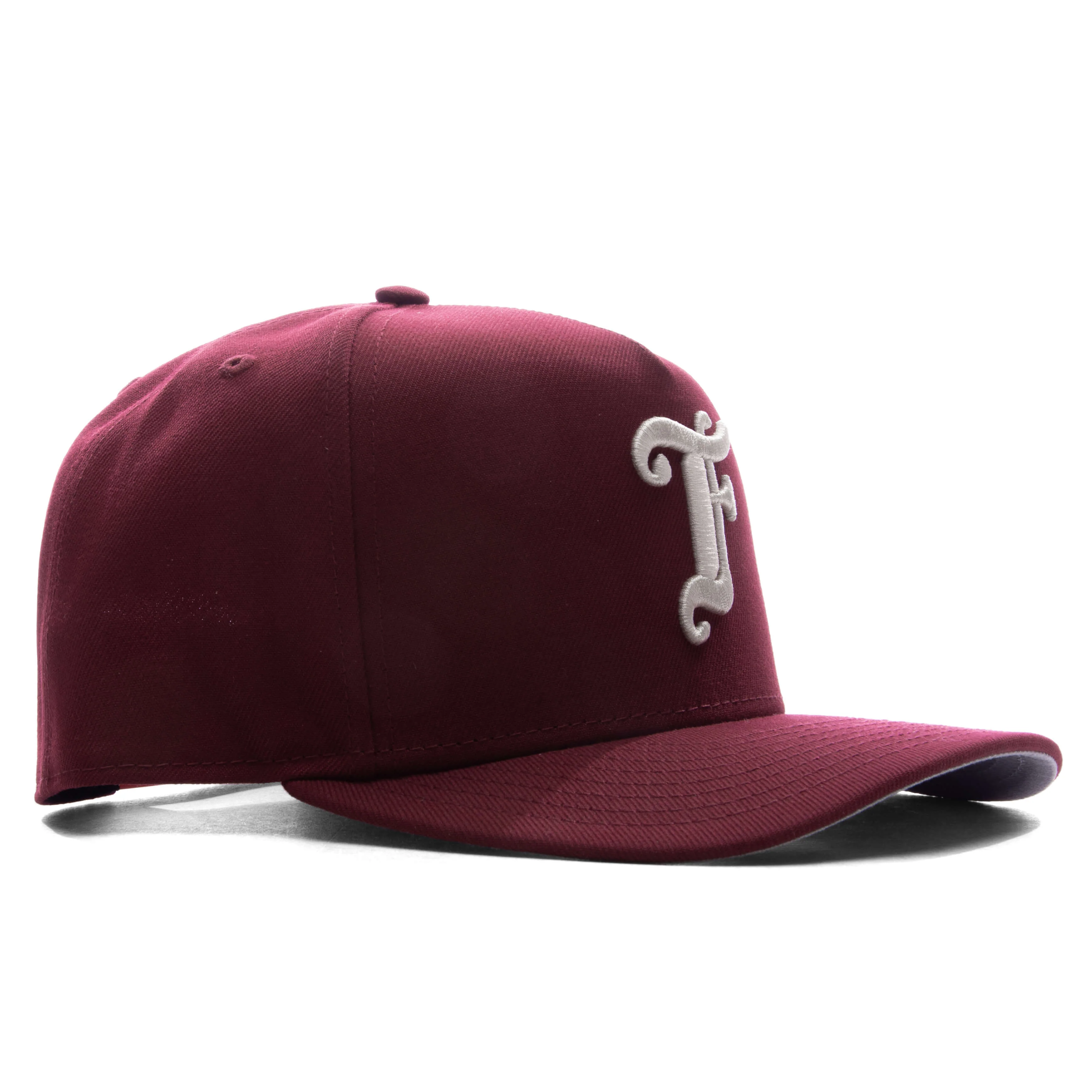 FEATURE x New Era 9FIFTY Curved A-Frame Old English F Snapback - Scarlet - Image 3