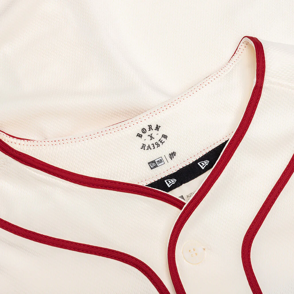 New Era x Born x Raised x Diablos Rojos del México Jersey - Cream - Image 4