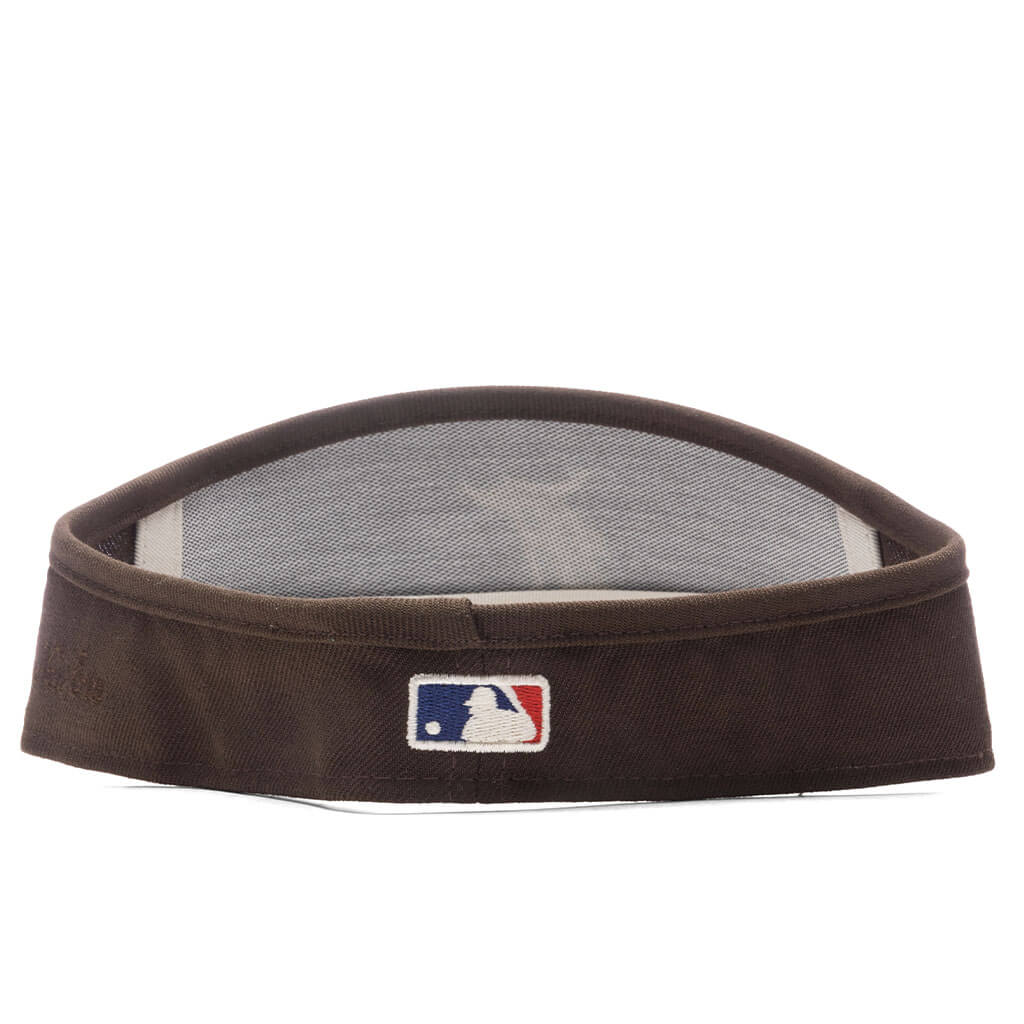 New Era x Fear of God Essentials Fitted Visor Detroit Tigers - Walnut - Image 5
